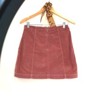 Free people corduroy skirt